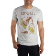 thumbnail image 6 of Bananya Chocolate Syrup Pour Men's White T-shirt, 6 of 7