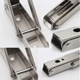 thumbnail image 2 of Folding Bracket, 2 Pcs Stainless Steel Folding Shelf Bracket, Folding Bracket, Bracket Bracket, Wall Mounted Folding Shelf for Wall Shelf Table Bench, 2 of 5