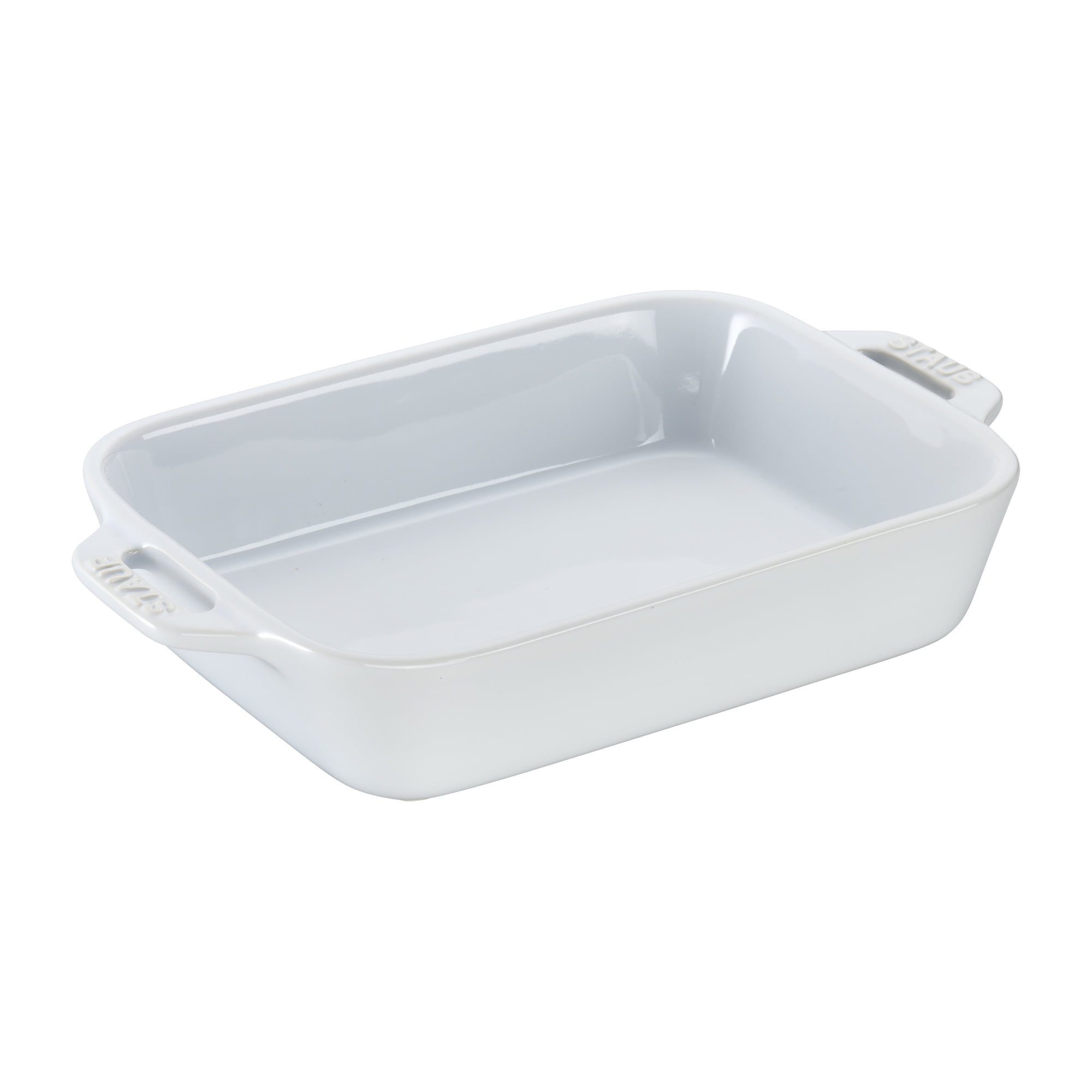 Staub Ceramic 7.5" x 6" Rectangular Baking Dish - White - Walmart.com