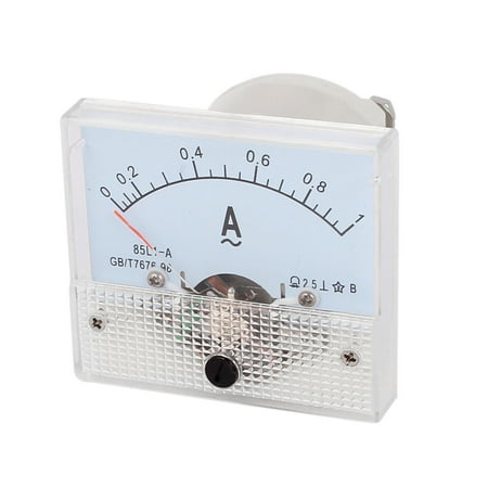 Ac Analog Ammeter Unique Bargains Laboratory 0-1A Current Test Scale Range Analog Panel Meter Ammeter ()