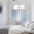 thumbnail image 4 of Blue Ombre Kitchen Curtains 72 Inch Length, Modern Abstract Art Aesthetics Grommet Top Bedroom Living Room Curtains, Light Filtering Cafe Curtain Drapes 2 Panels Set 104''x72'', 4 of 9