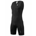 thumbnail image 3 of Qualidyne Traje de Triatlón sin Mangas para Hombre, Traje de una Pieza Acolchado para Nadar, Andar en Bicicleta y Correr con 2 Bolsillos de Malla, 3 of 7