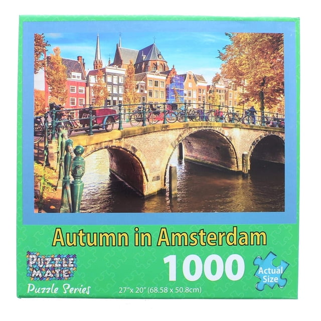 Puzzle Wisconsin Toy Co. Otoño en Ámsterdam: 1000 piezas