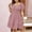 Pink, variant on MIANHT Dresses Fashion Solid Color Drop Shoulder Mini Dress Casual Slim Fit Short Sleeve Wrap Beach Dress