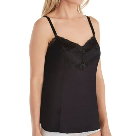 

Women s Shadowline 4903 Lace Trim Camisole (Black 4X)