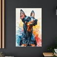 thumbnail image 4 of German Pinscher Dog Wall Art German Pinscher Picture Poster Print Funny Colorful Animal Pop Artwork for Living Room Bedroom Bathroom Home Decor, 4 of 6