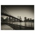 thumbnail image 2 of Famous Landmark of Brooklyn Bridge - Cityscape Canvas Print, 2 of 3