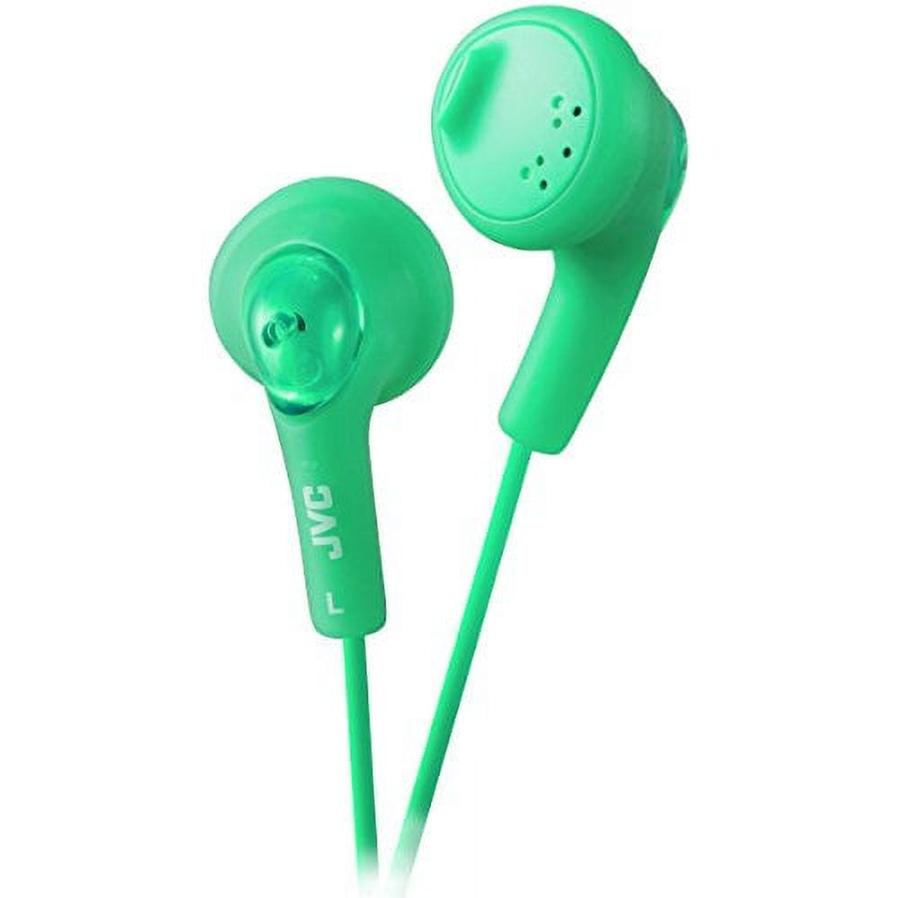 JVC Gumy Earbuds, In-Ear Headphones, Vibrant Colors, Snug