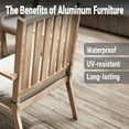 thumbnail image 6 of Sunvivi Outdoor Patio Dining Furniture Set, 6 of 8