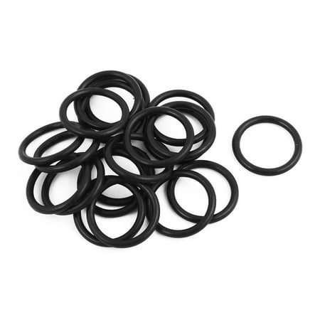 Ring Sealing - 20 Pcs Black 19mmx2.65mm Oil Resistant Sealing Ring O-shape NBR Rubber Grommet