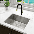 thumbnail image 6 of KBFmore Tight Radius 23 inch 16 Gauge Single Bowl Undermount Kitchen Sink with Sink Strainer, 6 of 9