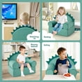thumbnail image 2 of GVN Original Kids Sofa with Armrest and Thick Cushion-Green, Bedroom Chair for Kids, 2 of 8