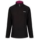 thumbnail image 1 of Regatta Great Outdoors - Forro polar con cremallera 1/4 modelo Sweetheart para mujer (Negro/Mora), 1 of 3