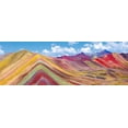thumbnail image 2 of Pangea Images 14x7 White Modern Wood Framed Museum Art Print Titled - Vinicunca Rainbow Mountain, Peru, 2 of 4