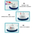 thumbnail image 7 of Wireless Glass Floor Car Cleaner,No Need to Bend over 180 Degree Automatic Rotating Electric Mop for Household Kitchen Ceiling High Reach, 7 of 7
