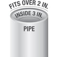 thumbnail image 4 of Oatey 4-1/4 in. Round Snap-Tite Black Matte Snap Strainer, 4 of 8
