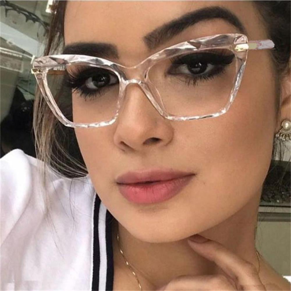 Women Cat Eye Sunglasses Mirrored Shades Eyeglasses Retro Eyewear Glasses Hot 