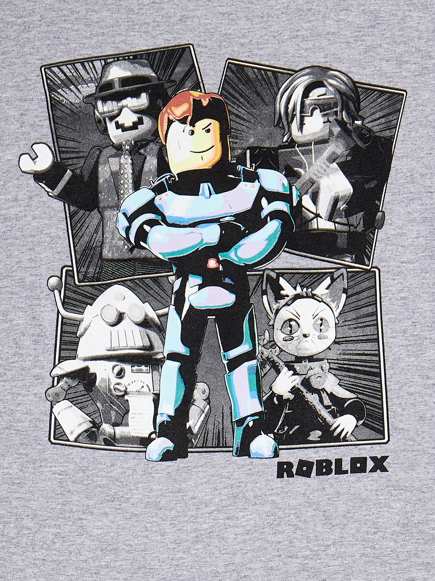 Roblox Boys Short Sleeve Graphic T-Shirts 2 Pack, Size 4-18
