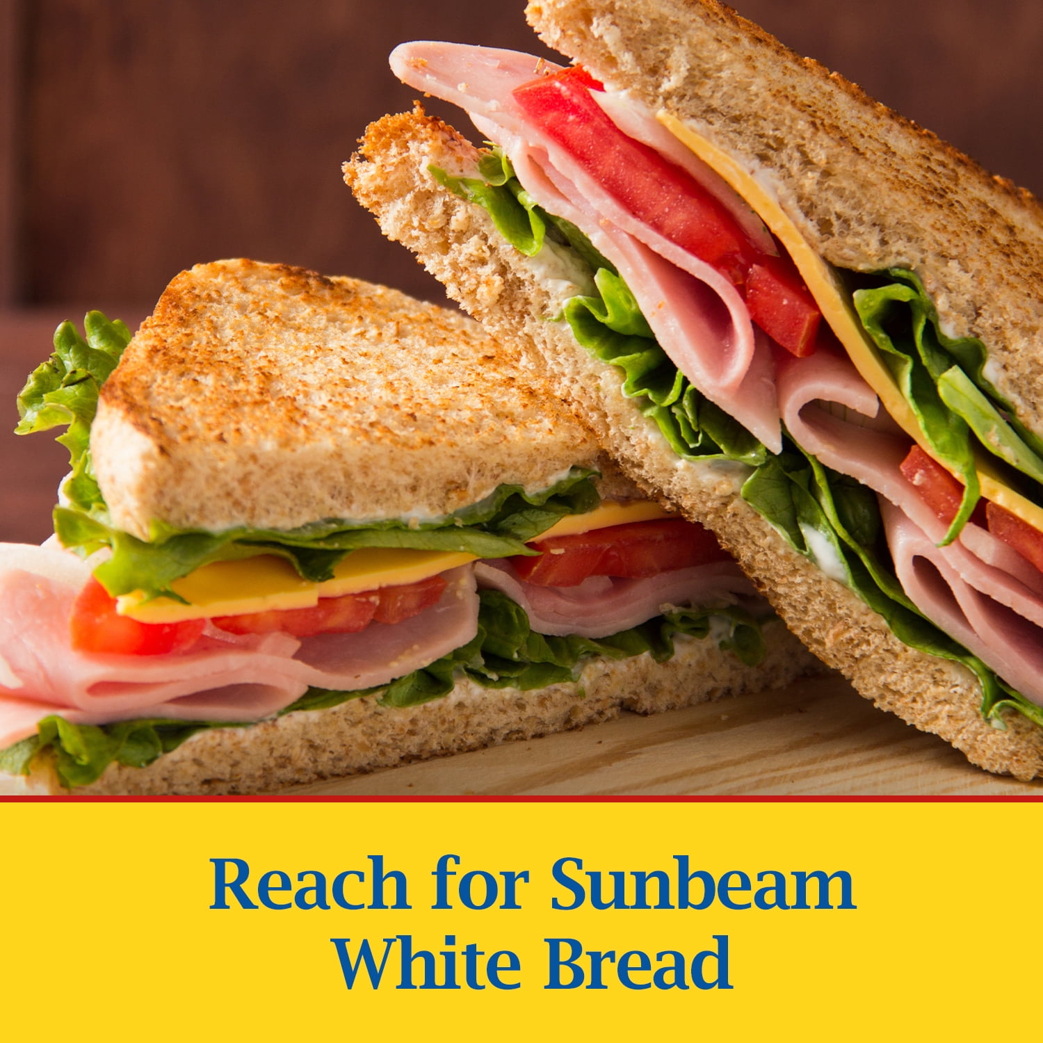 Sunbeam Split Top White Bread, Sandwich Bread Loaf, 20 Oz, Shelf-Stable