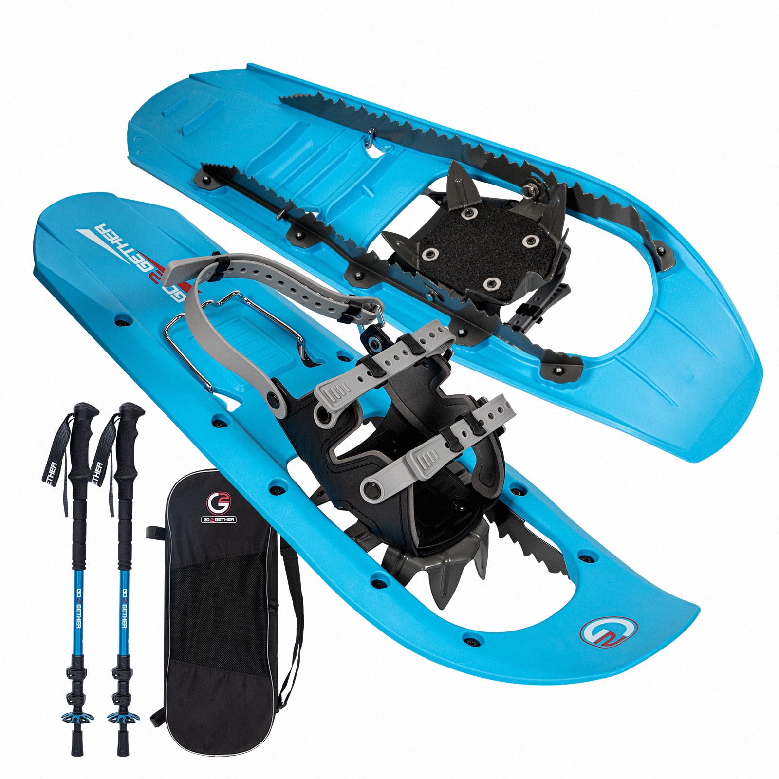 G2 30 Inch Mountain Terrain Snowshoes, with Improved Extended Crampon