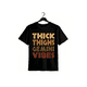 thumbnail image 1 of Vibras de Géminis y Muslos Gruesos – Camiseta 100% Algodón para el Poder de la Melanina, 1 of 6