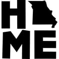 thumbnail image 1 of Home Missouri Hometown United States Native Wall Decals for Walls Peel and Stick wall art murals Black Small 8 Inch, 1 of 2