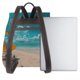 thumbnail image 3 of Balery Shopping Cart On Tropical Beach Mochila de Cuero para Mujeres, Gran Capacidad, Bolsa de Viaje Multifuncional, Mochila de Cuero y Bolsa de Hombro para Mujeres, 3 of 4