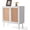 White, variant on NUU GARDEN Buffet Sideboard Cabinet with Rattan Decor Doors, Storage Credenza for Kitchen, Hallway, or Living Room, White