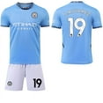 thumbnail image 3 of Sports Fan Jerseys 2425 Manchester City Home Jersey Football Uniform No. 9 Harad 17 Deblaune, 3 of 12