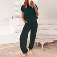 thumbnail image 5 of Women's 2 Piece Casual Outfit Long Sleeve Top and Pants Set, 5 of 9