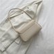 thumbnail image 5 of 2706 Bolso Mano Con Hombro Y Axila PU Color Sólido Con Nicho para Mujer (blanco), 5 of 9