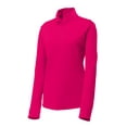 thumbnail image 3 of Sport Tek Women's PosiCharge Competitor 1/4-Zip Pullover, Pink Raspberry, 3XL, 3 of 4