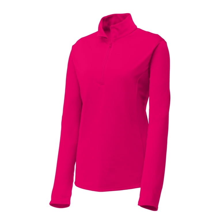 Sport Tek Women's PosiCharge, Quarter Zip Athletic Workout Sport Tek Women's PosiCharge, Quarter Zip Athletic Workout
