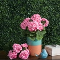 thumbnail image 7 of Vickerman 19 5" Artificial Coral Geranium Bush., 7 of 7