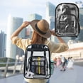 thumbnail image 6 of Hvmvliv Clear Backpack Transparent Waterproof Sackpack Large Capacity Fashion Knapsack Men and Women Day Backpack Black, 6 of 6