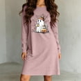 thumbnail image 7 of Stamzod Night Shirts for Women Long Sleeve Sleep Dress Crewneck T Shirt House Dress Halloween Women's Nightgowns & Sleepshirts XL, 7 of 7