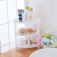 thumbnail image 4 of Tineasur Multi Layer Corner Rack Plastic Storage Homeowners Bathroom Shelves 1Set, 4 of 8