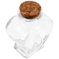 thumbnail image 2 of Bouteille en Verre Transparent pour Mariage Bocal en Forme de Cœur avec Bouchon, 2 of 9