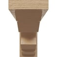thumbnail image 2 of 4"W x 24"D x 8"H Thin Sheridan Rough Cedar Woodgrain TimberThane Corbel, Primed Tan, 2 of 6
