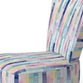 thumbnail image 4 of Designart « Dreamy Watercolor Stripes In Pink II » Fauteuil d'Appoint Rembourré à Rayures Roses - Fauteuil Moderne pour Salon, 4 of 7