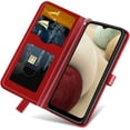 thumbnail image 4 of Compatible with Samsung Galaxy A15 5G Wallet Case Women Leather Flip Phone Case with Wrist Strap Magnetic Adjustable Stand Protective Case for Samsung Galaxy A15 5G Life Tree Red, 4 of 7