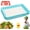 Blue, variant on Food Preservation Tray, Reusable Silicone Food Storage Tray, Stackable Vacuum Seal Storage Trays, Portable Stretchable Container for Kitchen Organization