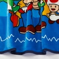 thumbnail image 4 of Super Mario Kids Blue Silky Soft Throw Blanket, 40x50, Nintendo, 4 of 6