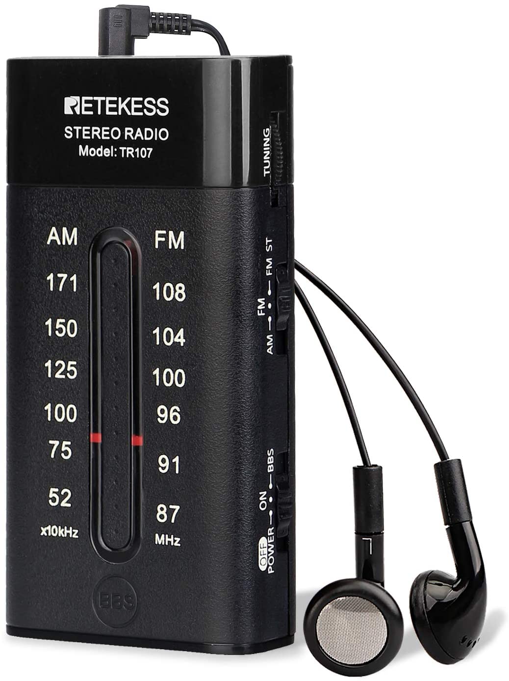 Dyfrio TR107 Mini Pocket Radio AM FM 