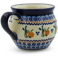 thumbnail image 2 of Polish Pottery 11 oz Bubble Mug (Apple Pears Theme) Hand Painted in Boleslawiec, Poland + Certificate of Authenticity, 2 of 6