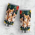 thumbnail image 4 of Vaso Oasisdream de acero inoxidable de 600 ml con estampado de perros, 4 of 6