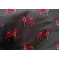 thumbnail image 4 of oneOone Cotton Silk Fabric Horse Block Print Sewing Fabric BTY 42 Inch Wide, 4 of 4