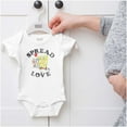 thumbnail image 5 of SpongeBob Motivational Spread Love Romper Boys or Girls Infant Baby Brisco Brands 12M, 5 of 6