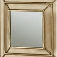 thumbnail image 5 of Modern Dacian Metal Openwork Mirrored Wall Art Set Gold 15"sq.x3.5"D Set of 2, 5 of 5