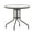 Clear/Bronze, variant on Flash Furniture Bellamy 31.5'' Bronze Round Tempered Glass Metal Table
